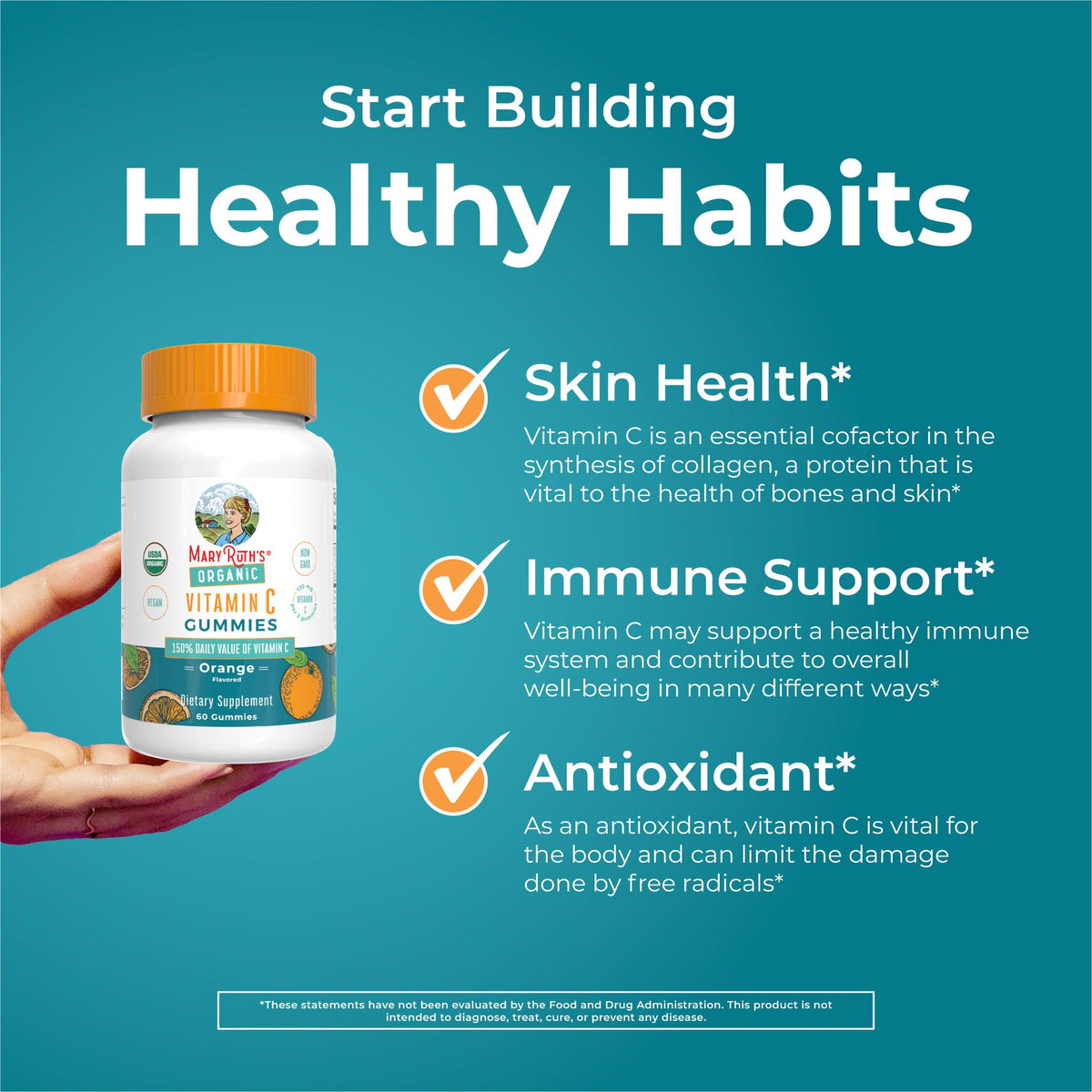 MARYRUTH'S Vitamin C Gummies
