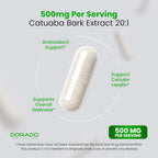 Dorado Nutrition Catuaba Bark Extract 10,000mg - 120 Capsules - image 4