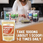 XPRS Nutra Ginseng Root Extract Powder - Ginseng Powder Supports