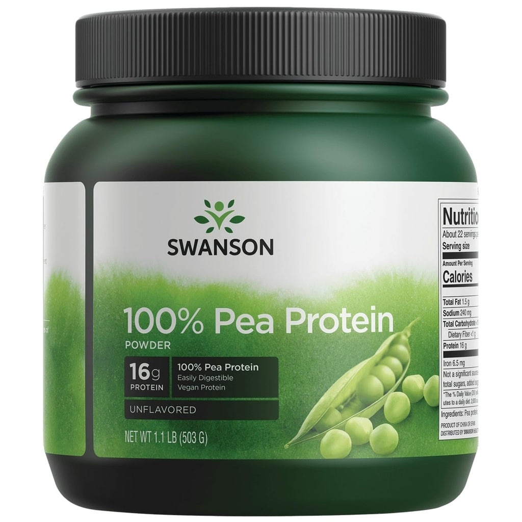 Swanson 100% Pure Pea Protein Powder - 1.1 lb
