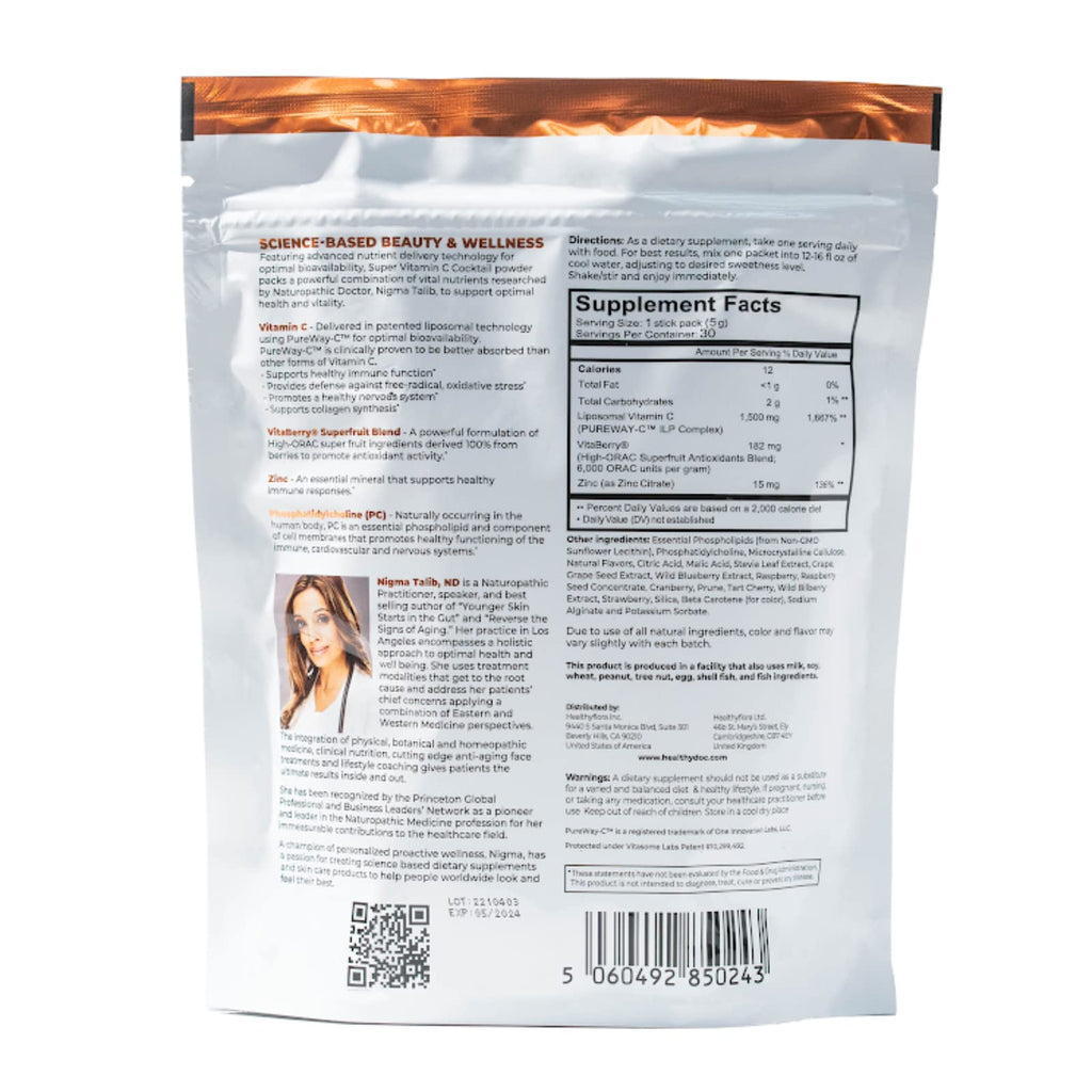 DR. NIGMA Super Vitamin C Cocktail Powder - 30 Servings - image 2