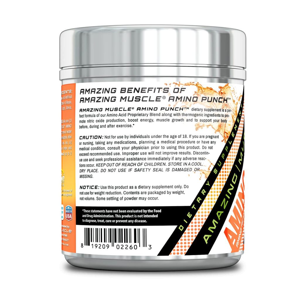 Amazing Nutrition Amino Punch Powder Lean Muscle - 30 Servings - image 3