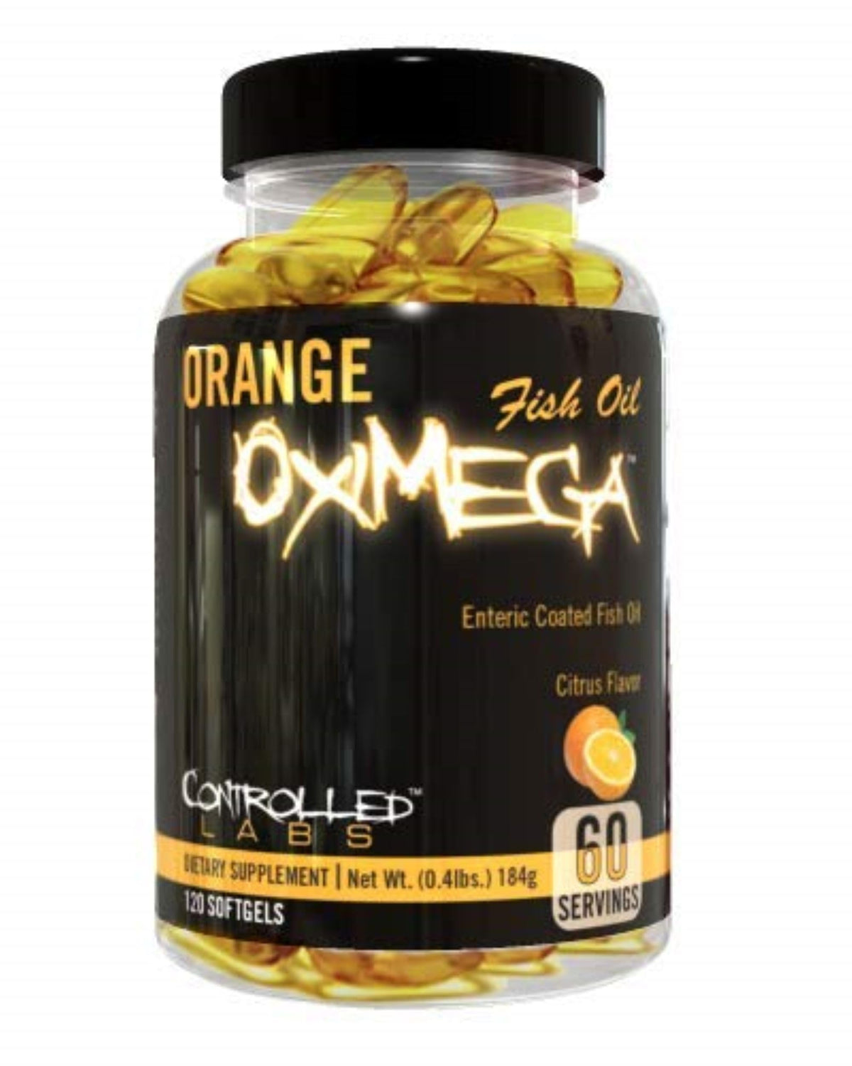 Controlled Labs Orange Oximega Fish Oil Supplement - 60 Softgels