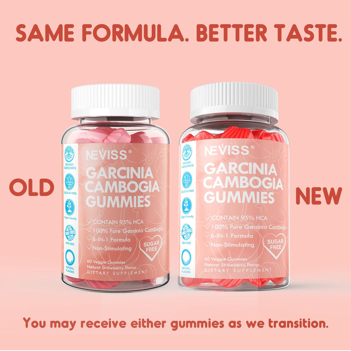 NEVISS Garcinia Cambogia Gummies 1000mg with L-Carnitine - 60 Gummies - image 3