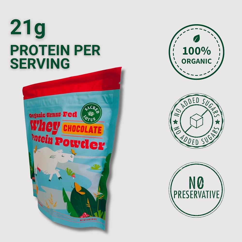 Sacred Lotus SunLife Organics Whey Protein Powder - Parent