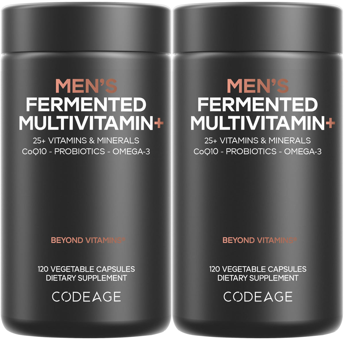 Codeage Men's Multivitamin with Probiotics & Omega-3 - 240 Capsules