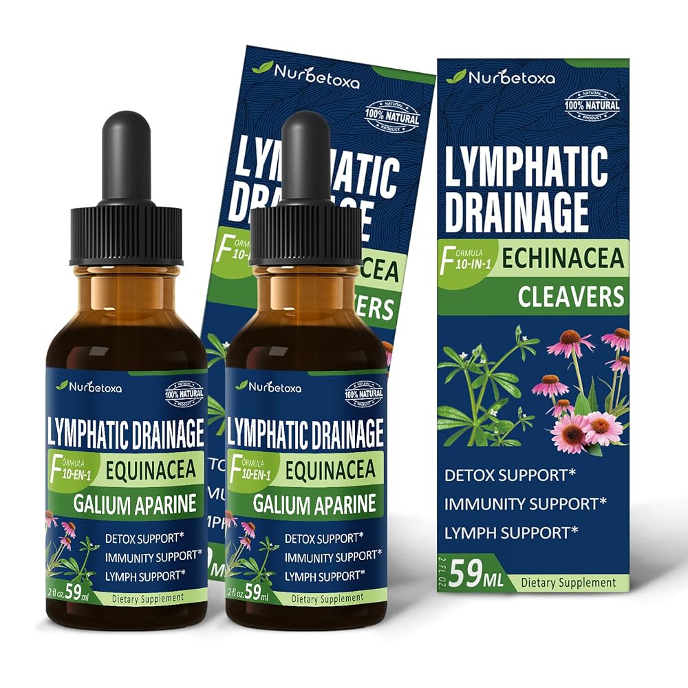 Nurbetoxa Cleavers Extract for Lymphatic Drainage Support Drops