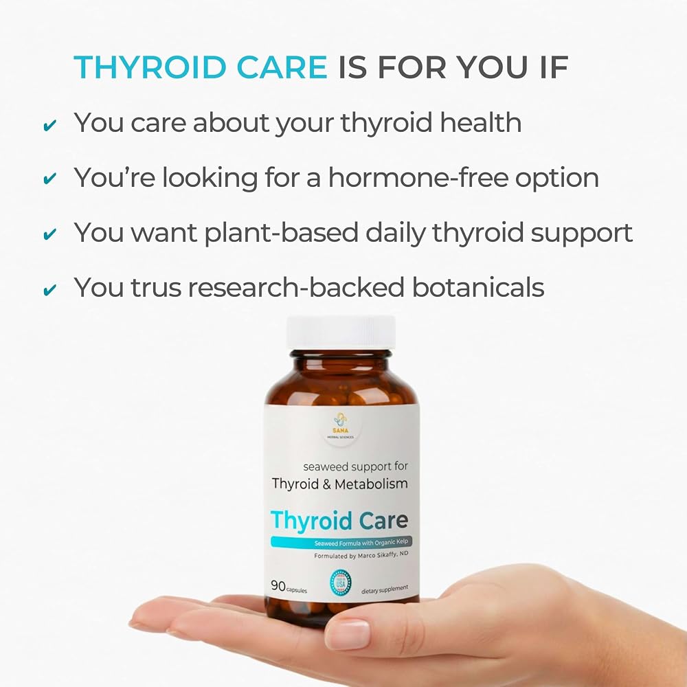 Sana Herbal Sciences Thyroid Care Organic Seaweed - 90 Capsules - image 4