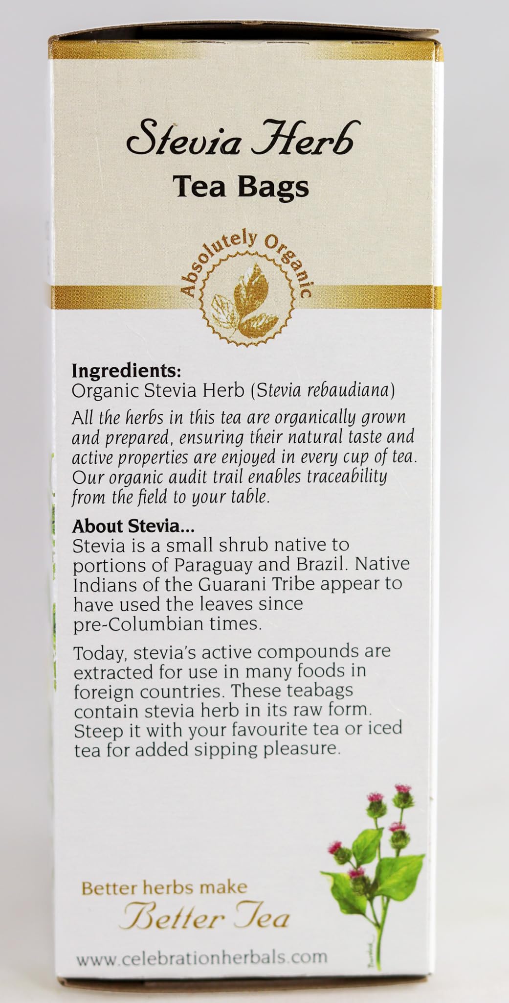 Celebration Herbals Stevia Herb Organic - 24 Bags - image 5