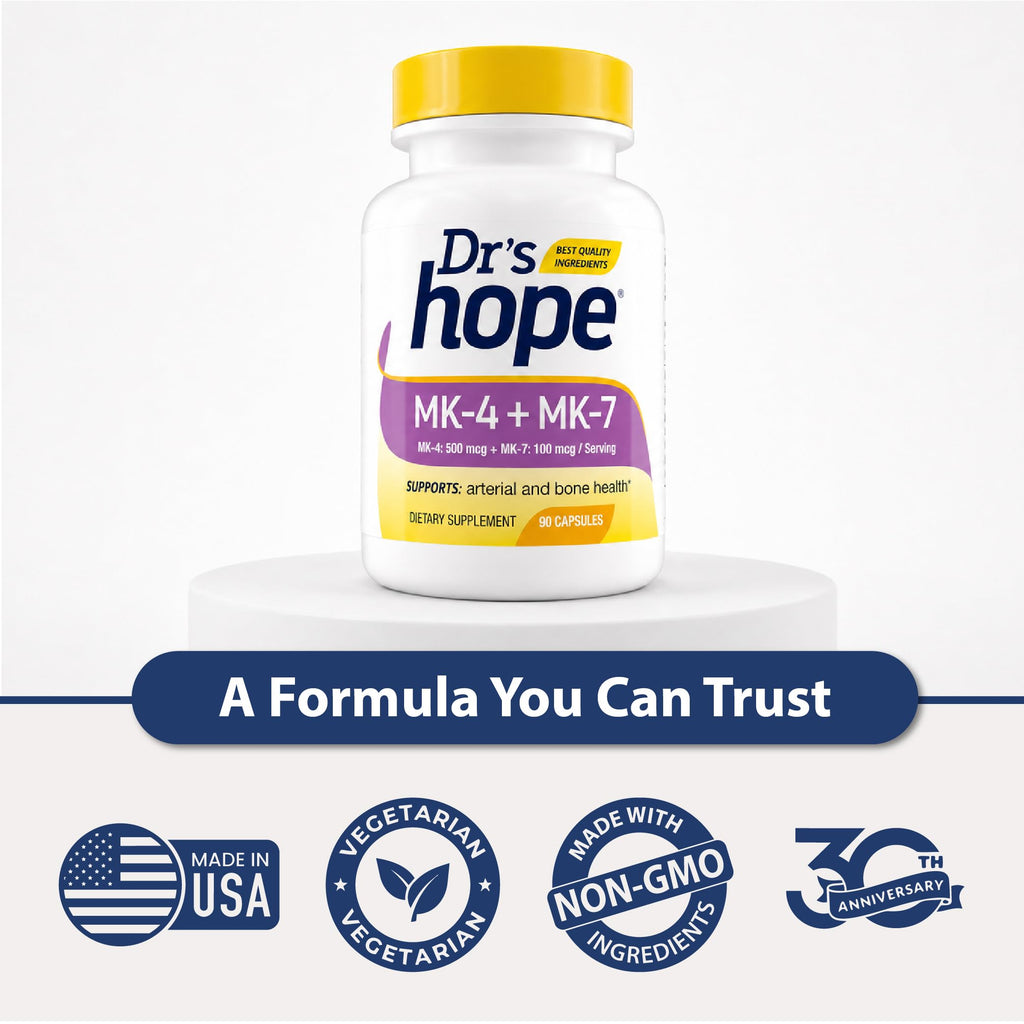 Dr’s Hope Dr's Hope Vitamin K2 MK4 & MK7 Bone Support - 90 Capsules - image 7