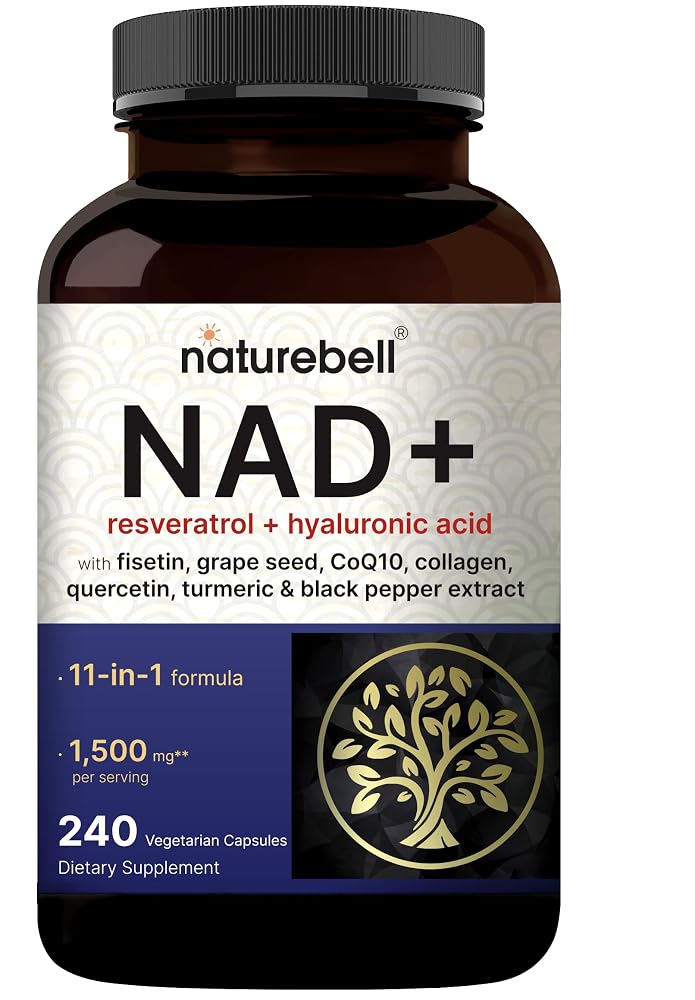 NatureBell NAD+ 11-in-1 Complex 1,500 mg - 240 Vegetarian Capsules