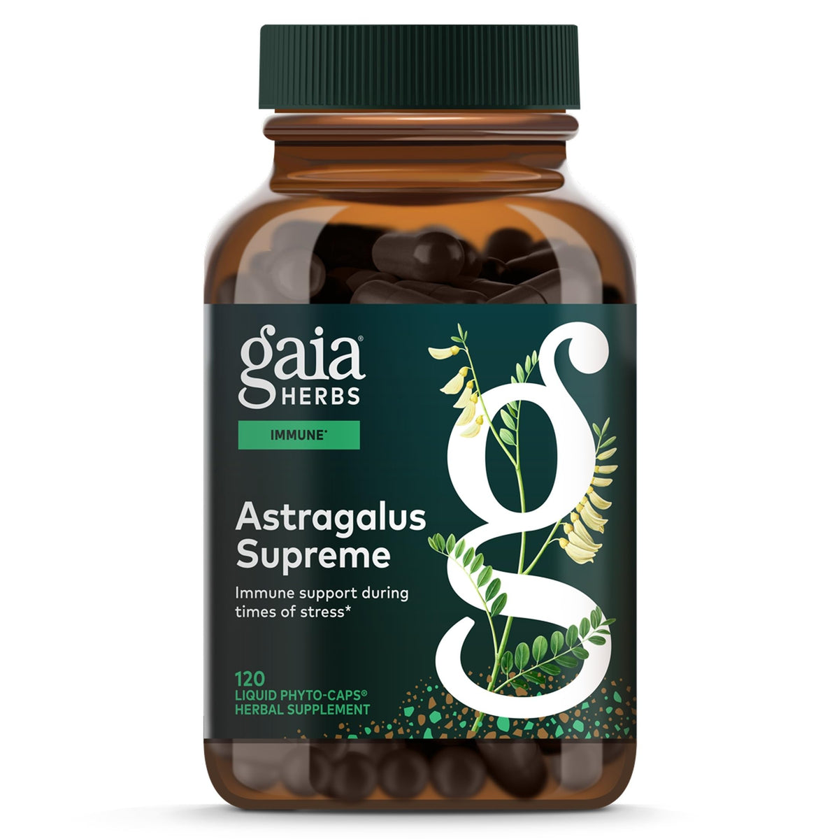 Gaia Herbs Astragalus Supreme Immune Support - 120 Capsules