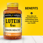 Mason Natural Lutein 6 mg with Vitamin E - 180 Softgels - image 2