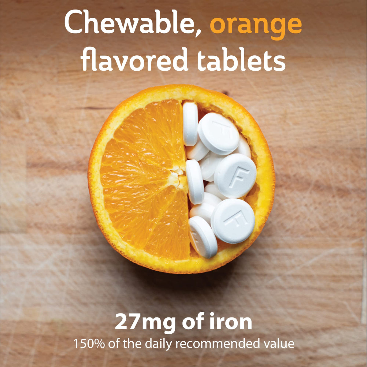 Fergon Iron Restore Chewable Tablets 27mg - 60 Tablets - image 2