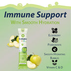 Bobelo Kids Postbiotic Immunity Drink Mix Sour Apple - 15 Stick Packs - image 3