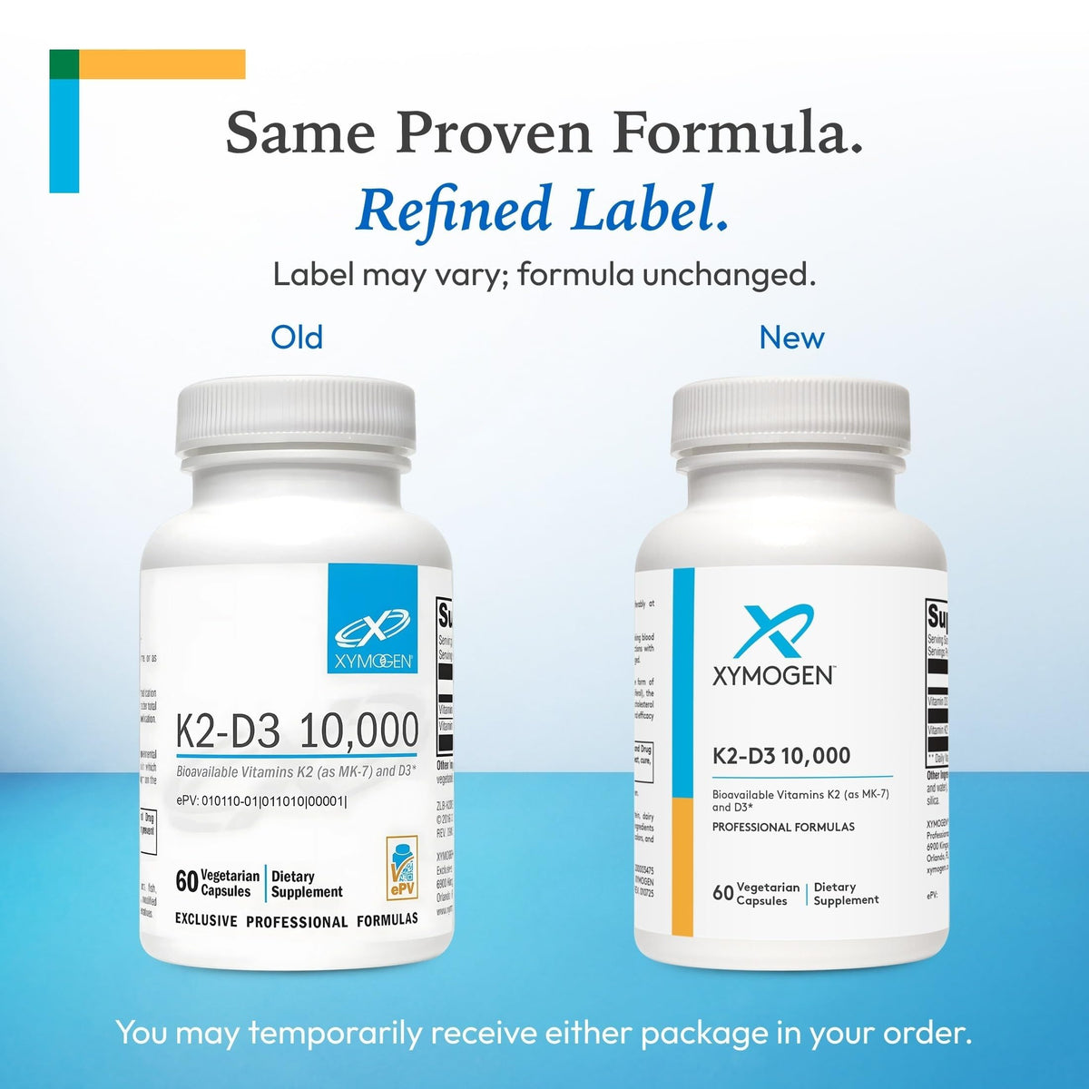 XYMOGEN K2-D3 10000 Vitamin D3 & K2 - 60 Capsules - image 4