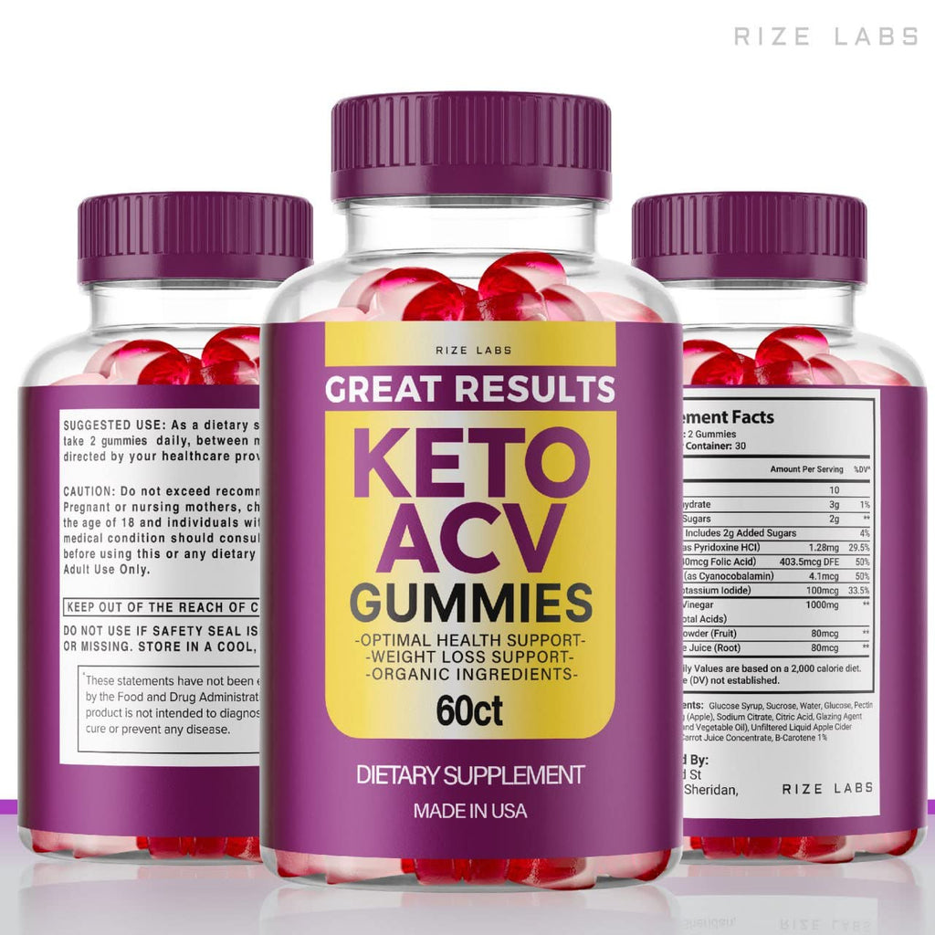 rize labs Great Results Keto ACV Gummies - 300 Gummies - image 3