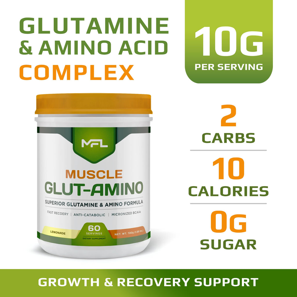 MUSCLE FOOD LABS Muscle Glut-Amino ★ Glutamine & Amino Blend