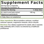 Bronson St. John's Wort 700 MG per Serving Hypericum Perforatum