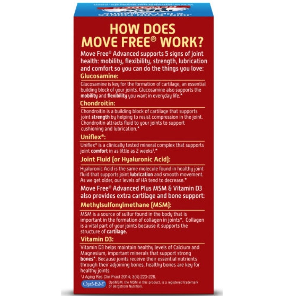 Schiff Move Free Advanced Plus Joint Health Supplement - 240 Tablets - image 2
