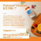 Doctor's BEST Vitamin K2 MK7 Supplement - 60 Vegetarian Capsules - image 4