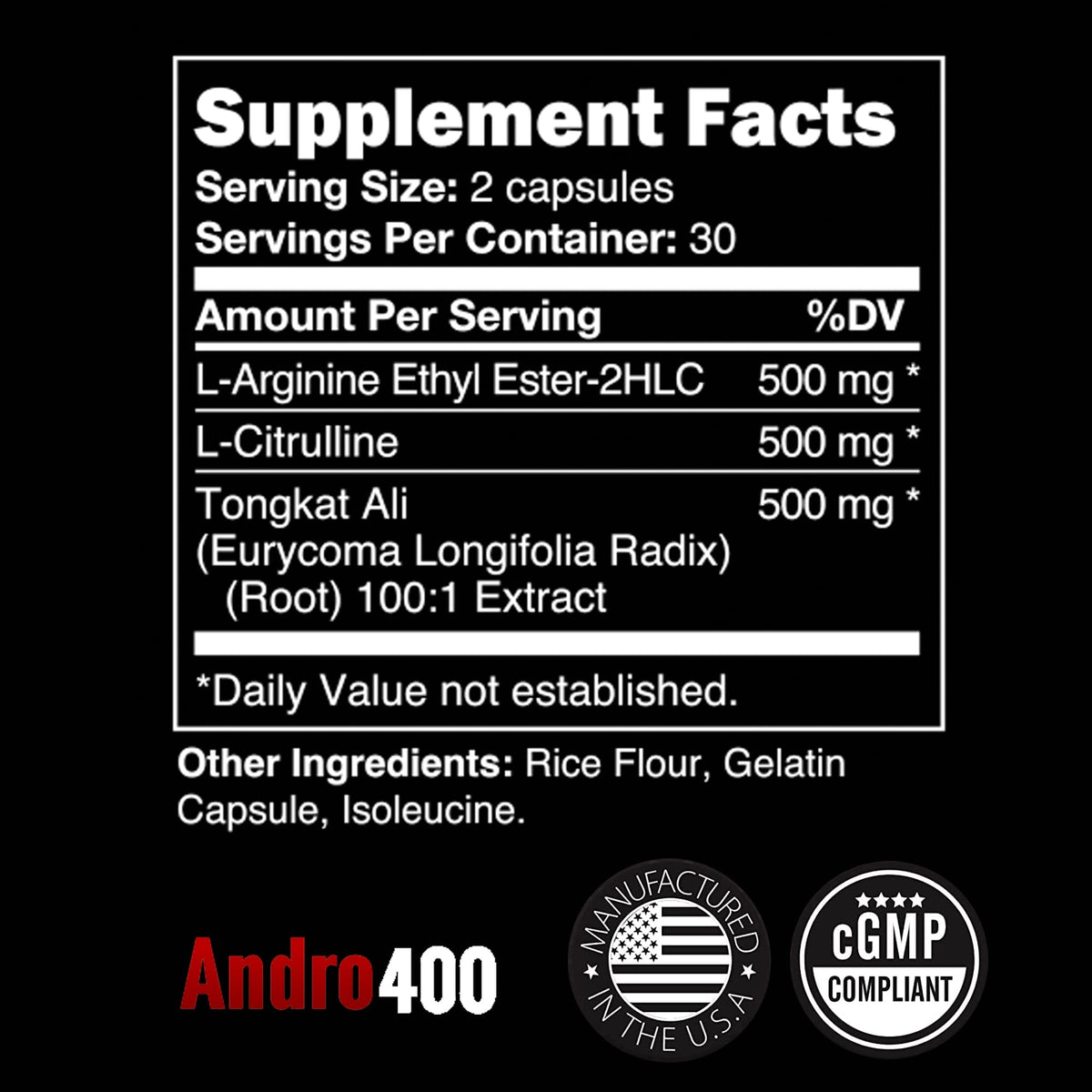 Andro400 T Booster Supplement
