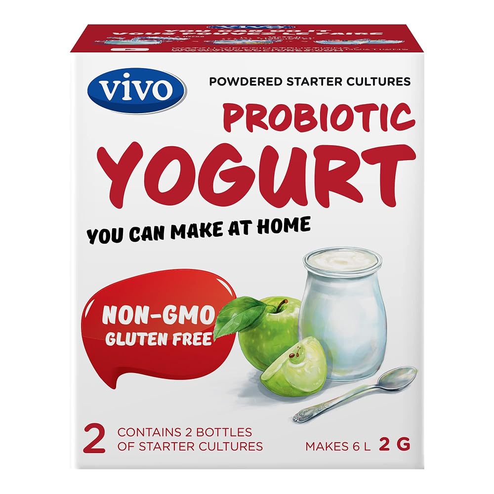 VIVO Probiotic Yogurt Starter Natural - 5 Boxes (10 Bottles) - image 2