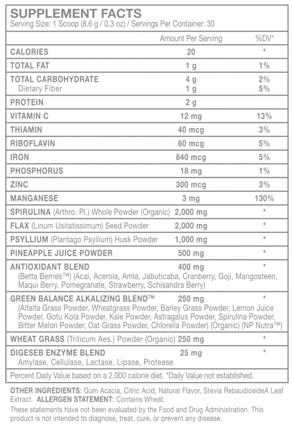 Motiv-8 Greens Superfruits & Veggie Superfood Powder - 30 Servings - image 2