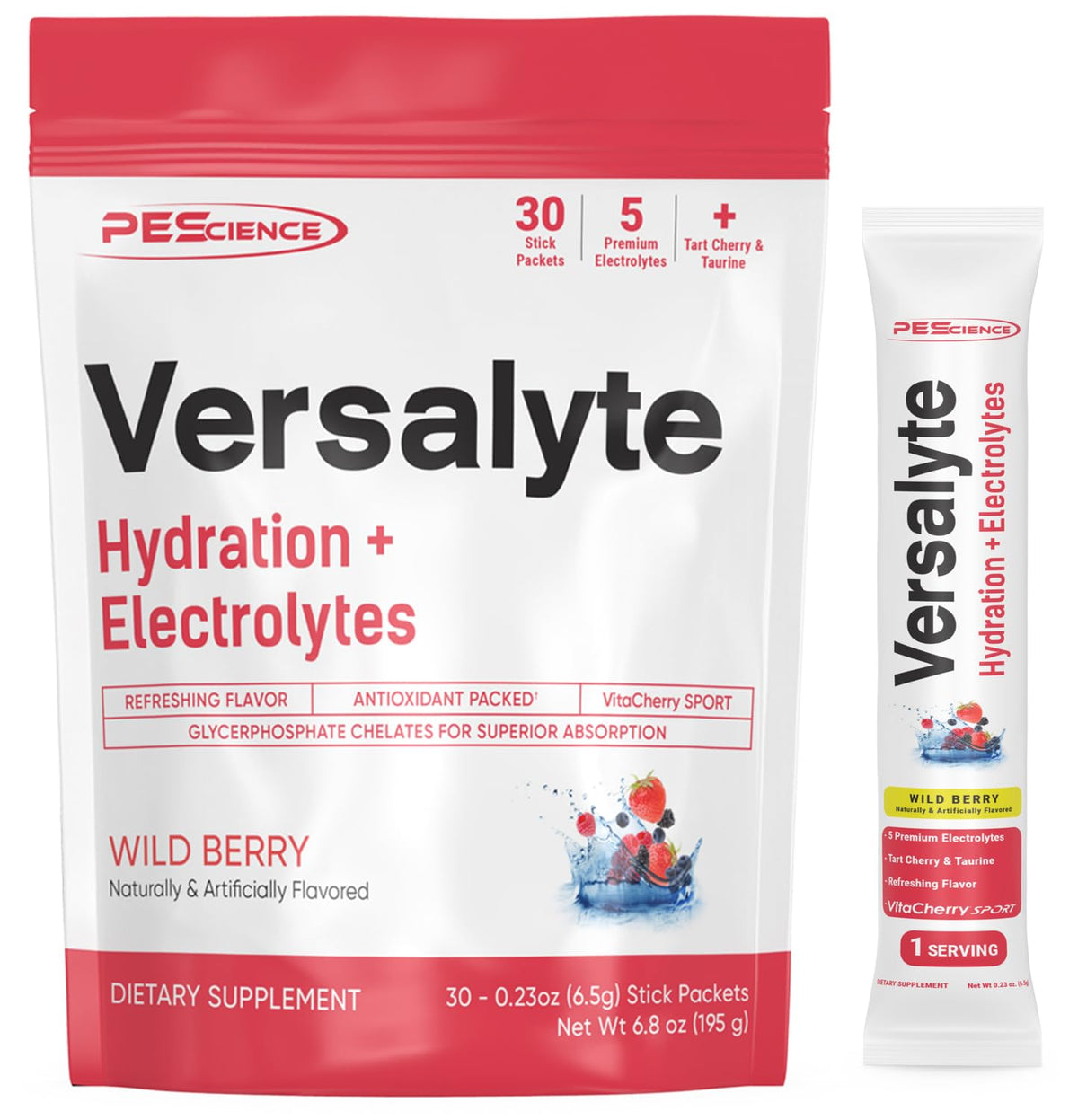 PEScience Versalyte Electrolyte Hydration Packets