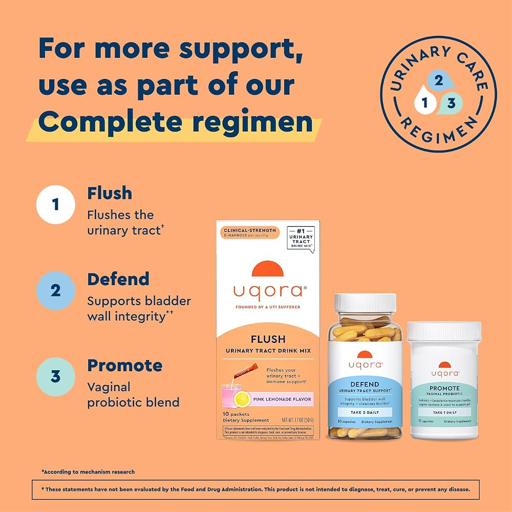 Uqora Flush - Urinary Tract with D-Mannose