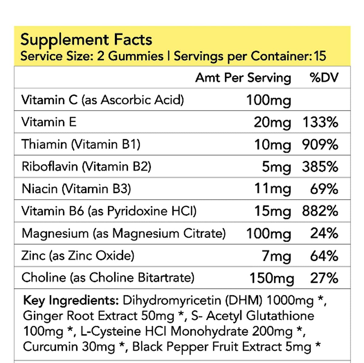FANDICK DHM 1000 Dihydromyricetin Gummies Liver Support - 30 Count - image 2