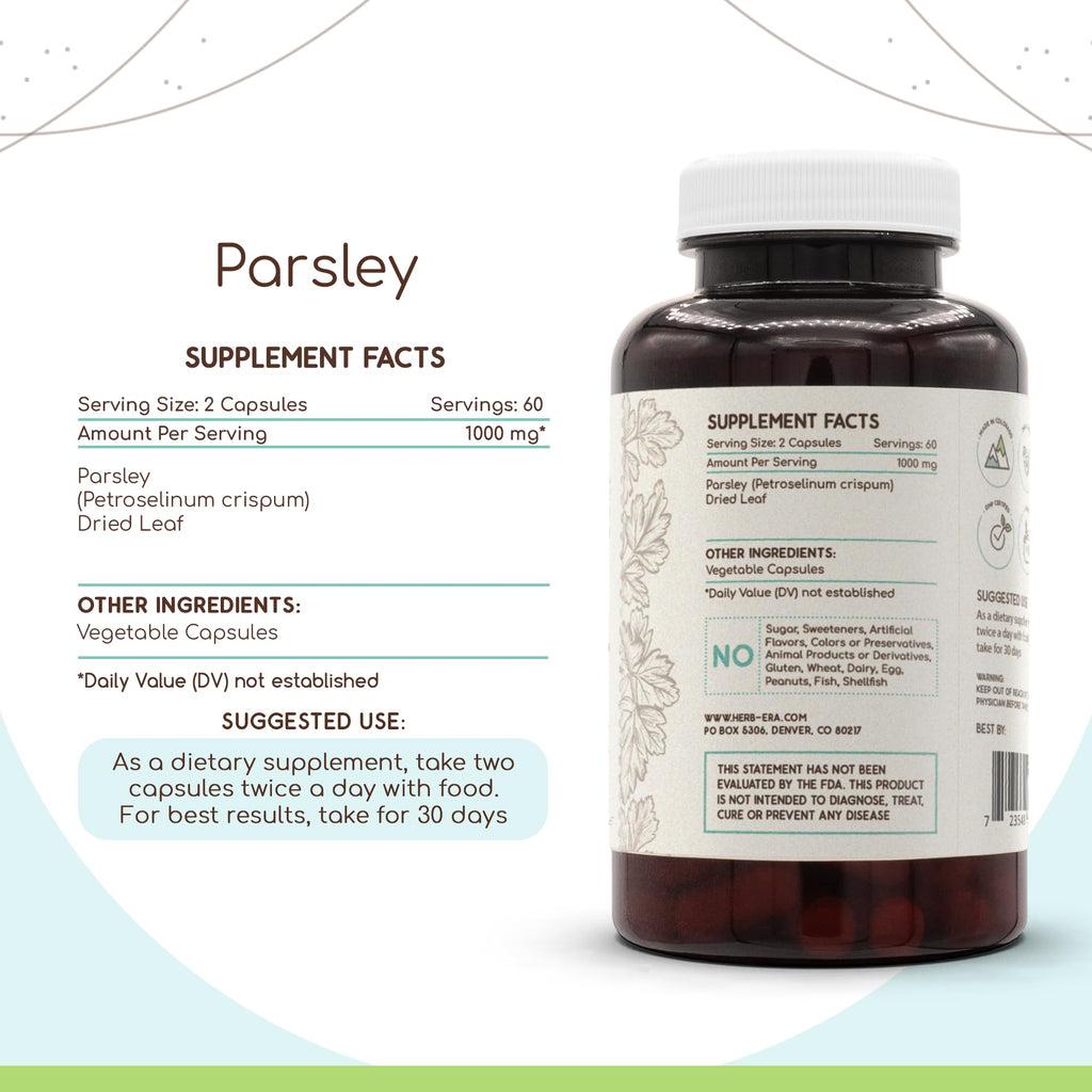 HerbEra Parsley 60/120 Capsules