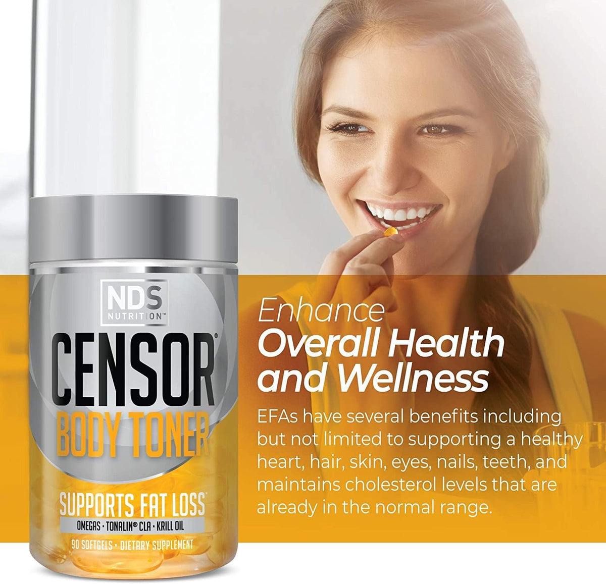 Censor NDS Nutrition CLA Fat Loss Formula - 90 Softgels - image 4