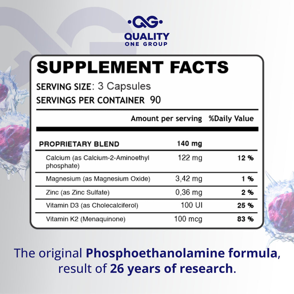 Phosphomax Phosphoethanolamine Formula - 270 Capsules - image 2