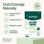 Supergut GLP1 Daily Support - High Fiber GLP-1 Supplement Powder