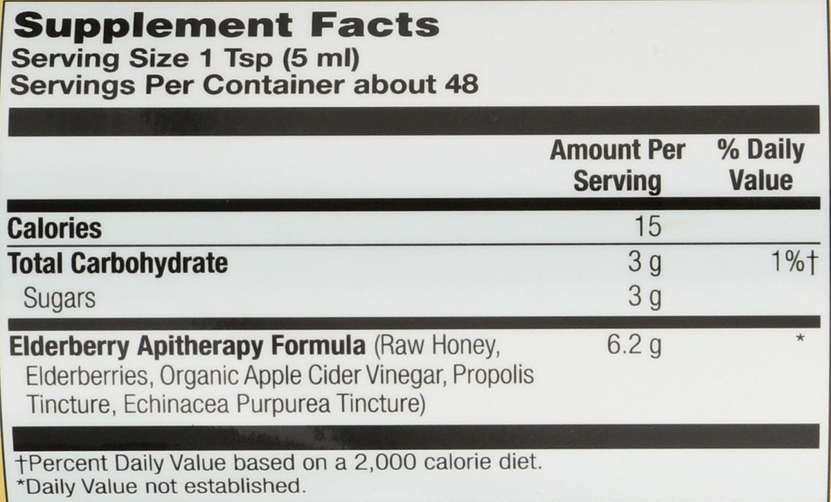 Honey Gardens Elderberry Extract with Propolis Syrup - 8 Fl Oz - image 3