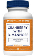 The Vitamin Shoppe Cranberry with D-Mannose Vegetarian Capsules - 60 Capsules