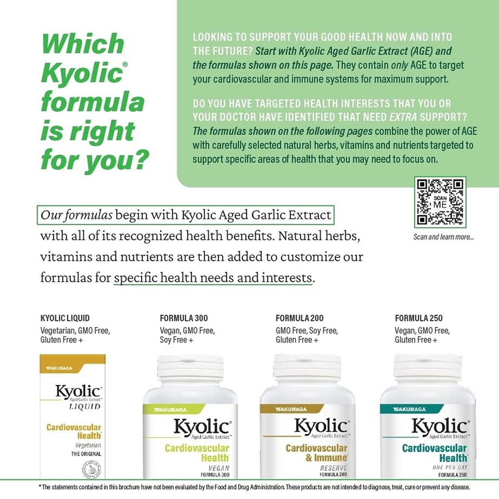 Kyolic Aged Garlic Extract Formula 300 - Cardiovascular Health