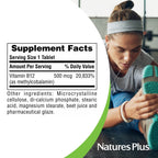 NaturesPlus Vitamin B12 500 mcg Energy & Immune Support - 90 Tablets - image 7