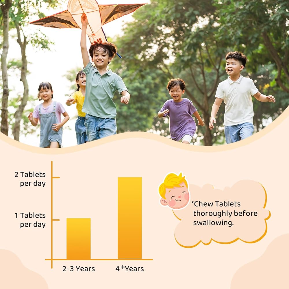 Heivy Children's Multivitamin Chewable - 120 Tablets - image 5