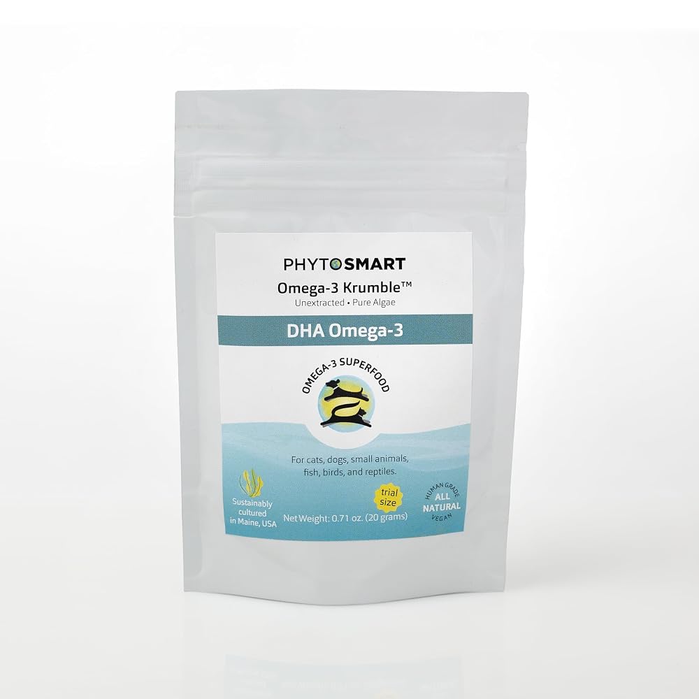 PhytoSmart Omega-3 Krumble DHA for Pets - 20 Gram Trial Size