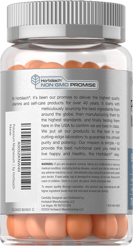 Horbäach Potassium Magnesium Citrate Gummies - 70 Count - image 3