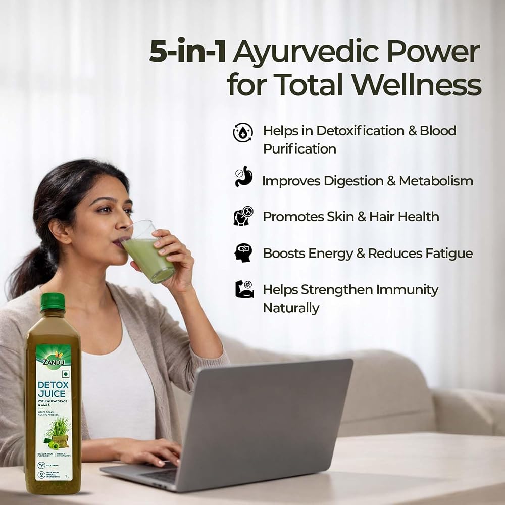Zandu Detox Juice 100% Ayurvedic Natural - 500ml - image 4