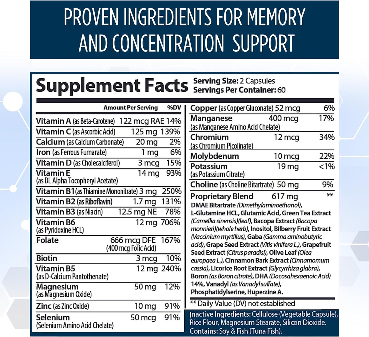 healblend Neuro Plus Brain & Focus Formula - Nootropic Brain Booster