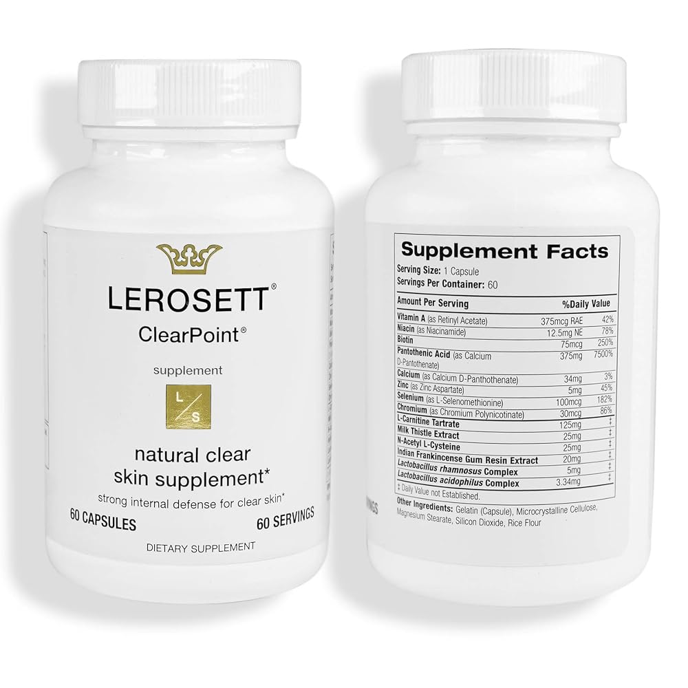 Gunilla Of Sweden ClearPoint Clear Skin Acne Supplement - 60 Capsules - image 3