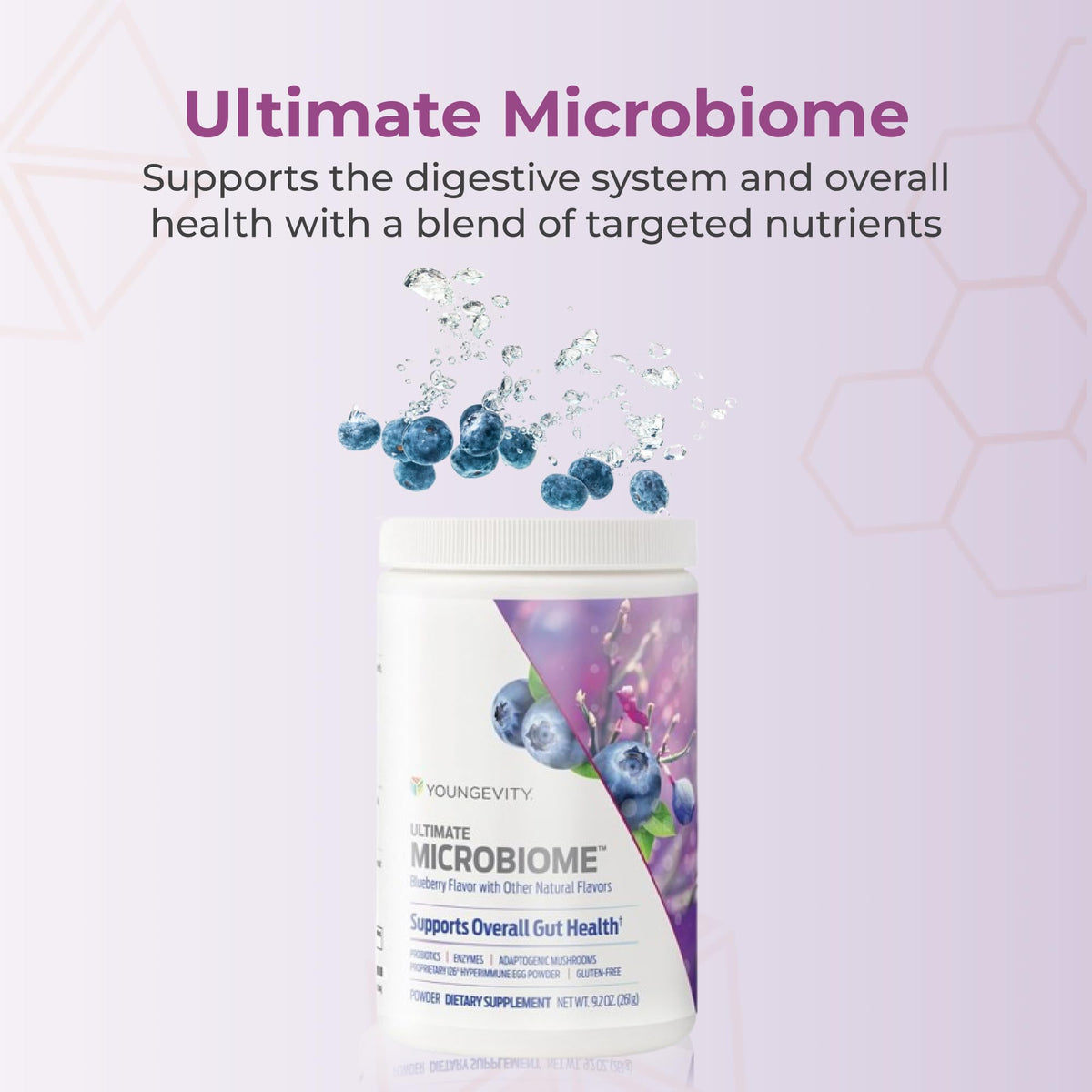 Youngevity Ultimate Microbiome Gut Health Supplement Powder - 9.1 oz - image 2