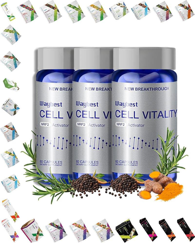 EBAT NRF2 Activator Antioxidant Supplement - 180 Vegetarian Capsules