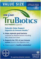 TruBiotics Daily Probiotic Digestive & Immune Support - 60 Capsules