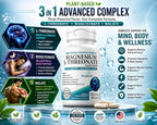KAPPA NUTRITION Magnesium L-Threonate Plant-Based 3 in 1