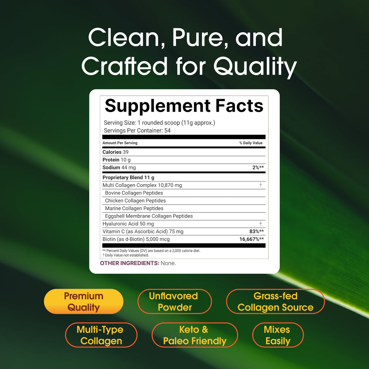 NatureBell Multi Collagen Protein Powder - 600g - image 3
